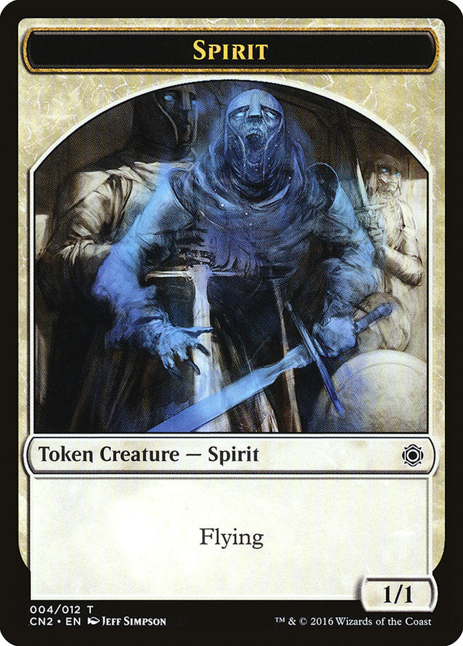 Spirit Token [Conspiracy: Take the Crown Tokens] | Shuffle n Cut Hobbies & Games