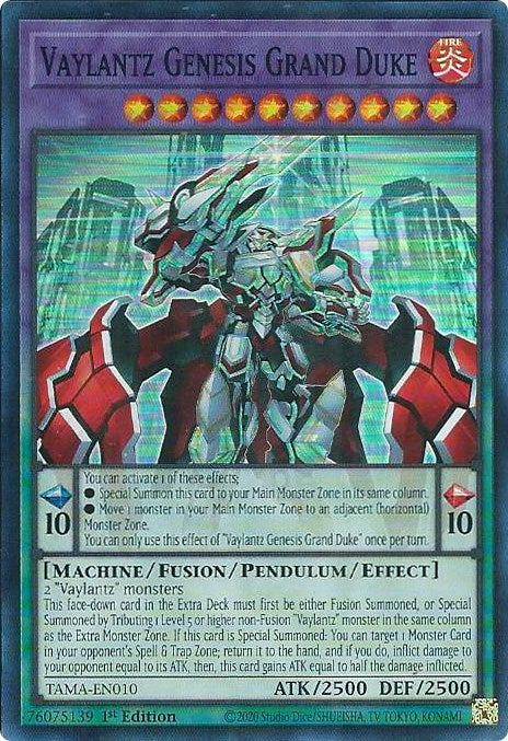 Vaylantz Genesis Grand Duke [TAMA-EN010] Super Rare | Shuffle n Cut Hobbies & Games