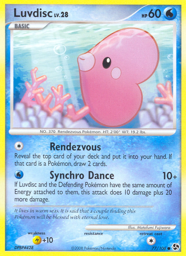 Luvdisc (77/106) [Diamond & Pearl: Great Encounters] | Shuffle n Cut Hobbies & Games