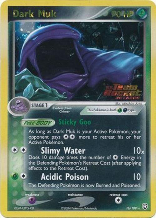 Dark Muk (16/109) (Stamped) [EX: Team Rocket Returns] | Shuffle n Cut Hobbies & Games