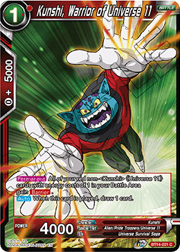 Kunshi, Warrior of Universe 11 (BT14-021) [Cross Spirits] | Shuffle n Cut Hobbies & Games