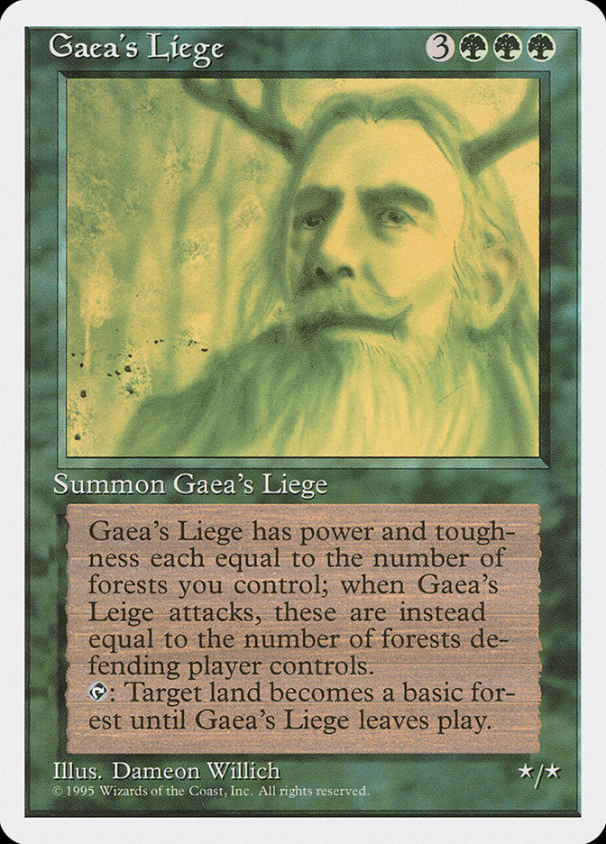 Gaea's Liege [Fourth Edition] | Shuffle n Cut Hobbies & Games