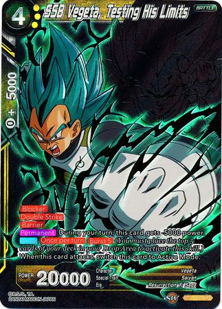 SSB Vegeta, Testing His Limits (SPR) (BT5-083) [Miraculous Revival] | Shuffle n Cut Hobbies & Games