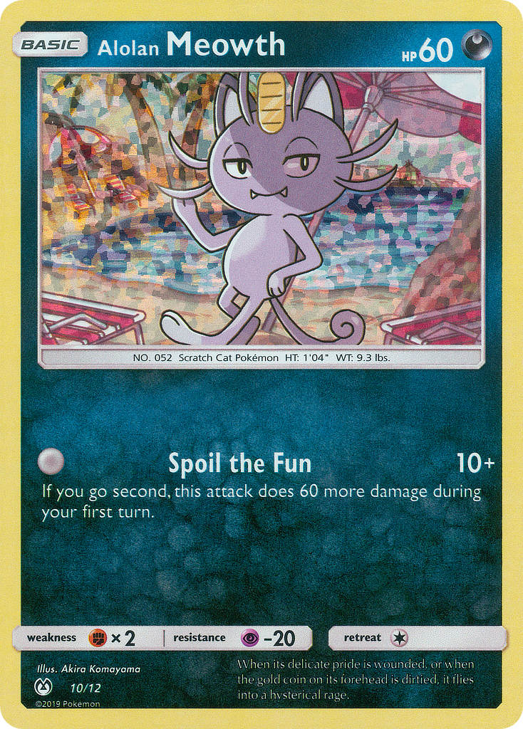 Alolan Meowth (10/12) [McDonald's Promos: 2019 Collection] | Shuffle n Cut Hobbies & Games