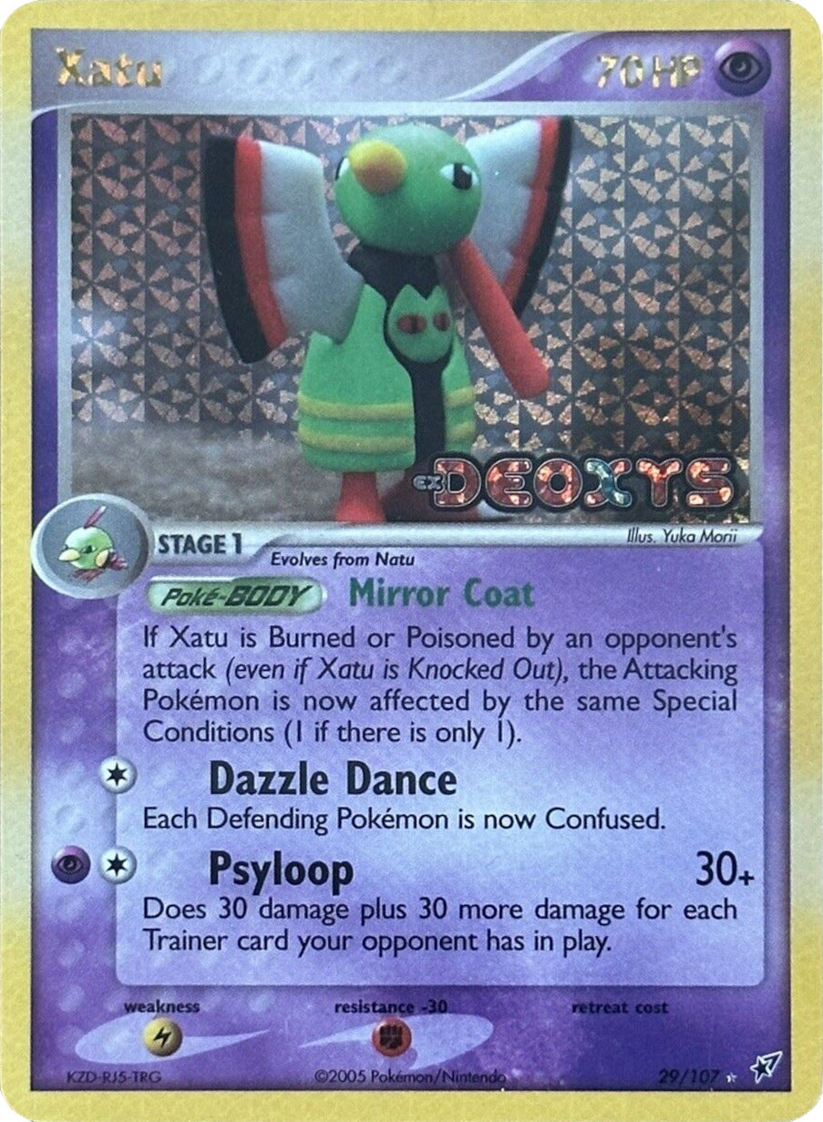 Xatu (29/107) (Stamped) [EX: Deoxys] | Shuffle n Cut Hobbies & Games