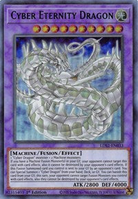 Cyber Eternity Dragon (Green) [LDS2-EN033] Ultra Rare | Shuffle n Cut Hobbies & Games