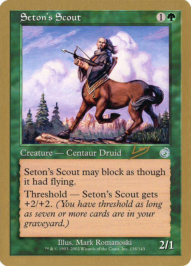 Seton's Scout (Raphael Levy) [World Championship Decks 2002] | Shuffle n Cut Hobbies & Games