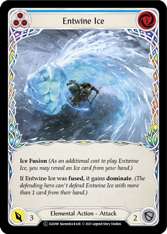 Entwine Ice (Blue) [U-ELE099] Unlimited Normal | Shuffle n Cut Hobbies & Games