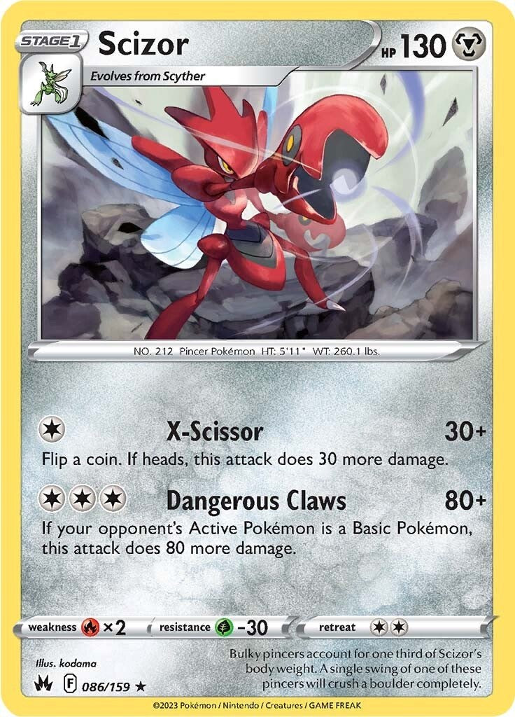 Scizor (086/159) [Sword & Shield: Crown Zenith] | Shuffle n Cut Hobbies & Games