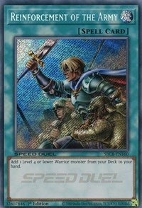 Reinforcement of the Army (Secret) [SBCB-EN160] Secret Rare | Shuffle n Cut Hobbies & Games