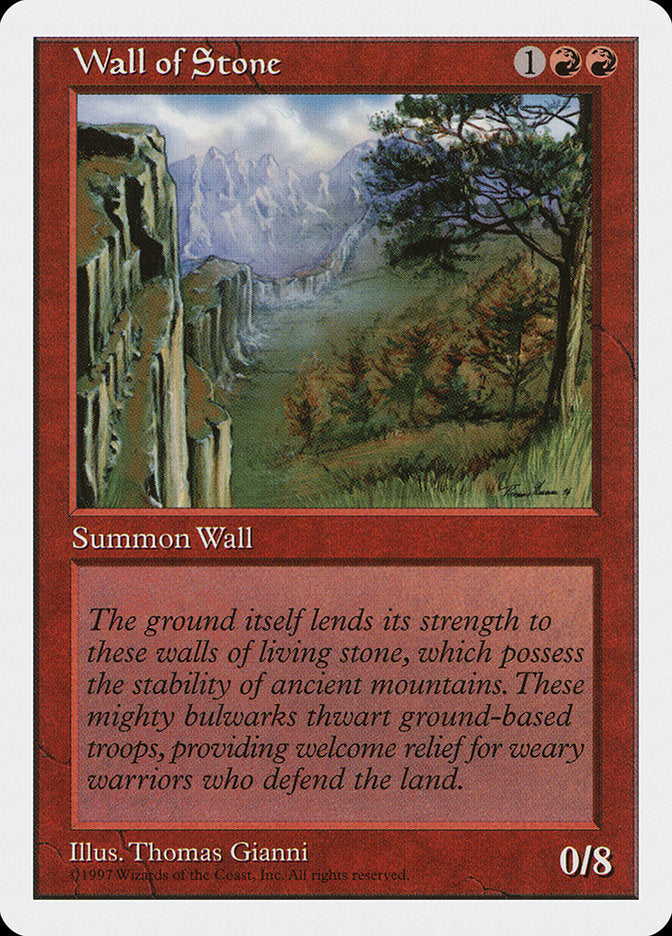 Wall of Stone [Fifth Edition] | Shuffle n Cut Hobbies & Games