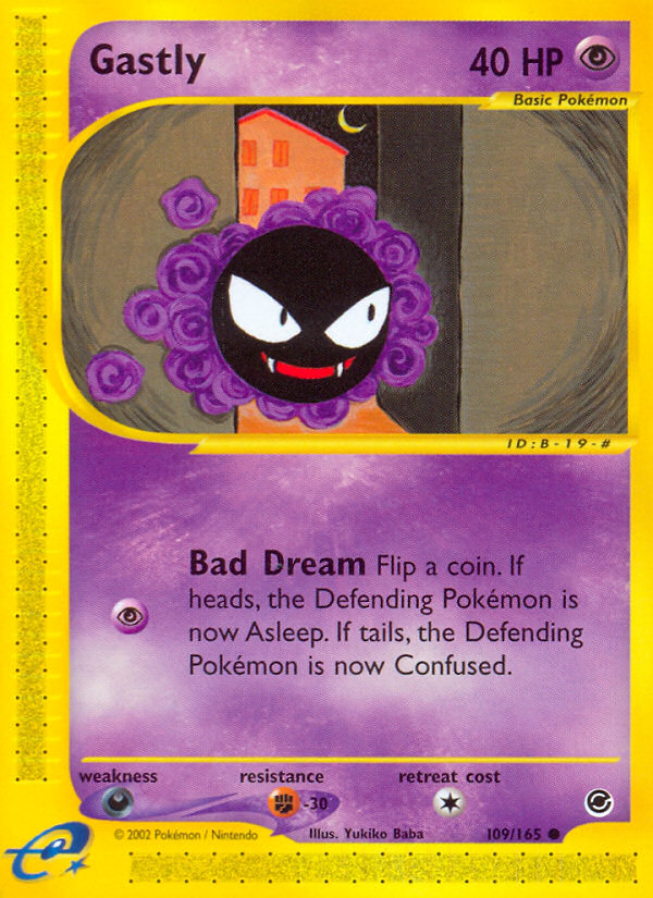 Gastly (109/165) [Expedition: Base Set] | Shuffle n Cut Hobbies & Games