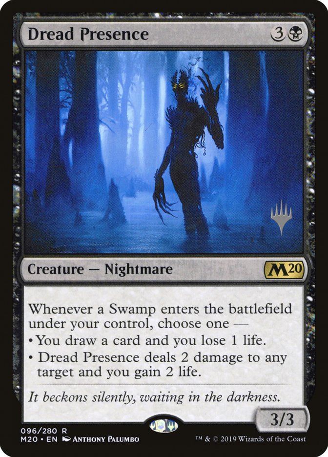 Dread Presence (Promo Pack) [Core Set 2020 Promos] | Shuffle n Cut Hobbies & Games