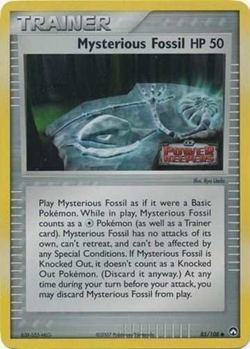 Mysterious Fossil (85/108) (Stamped) [EX: Power Keepers] | Shuffle n Cut Hobbies & Games