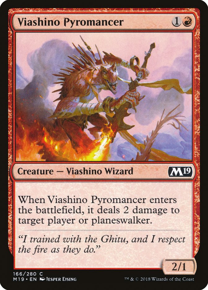 Viashino Pyromancer [Core Set 2019] | Shuffle n Cut Hobbies & Games