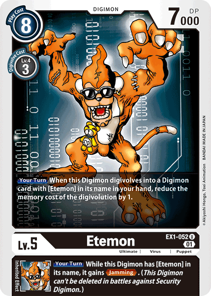 Etemon [EX1-052] [Classic Collection] | Shuffle n Cut Hobbies & Games