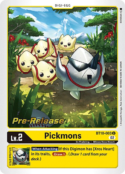 Pickmons [BT10-003] [Xros Encounter Pre-Release Cards] | Shuffle n Cut Hobbies & Games