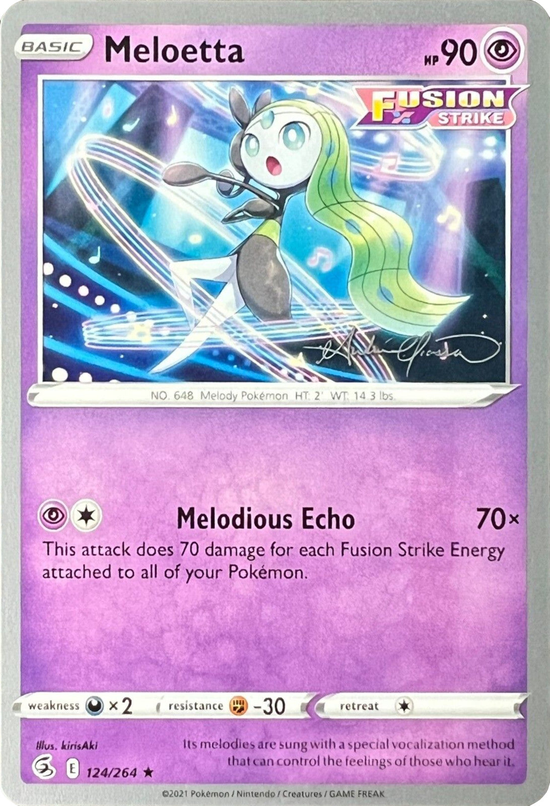 Meloetta (124/264) (The Shape of Mew - Andre Chiasson) [World Championships 2022] | Shuffle n Cut Hobbies & Games