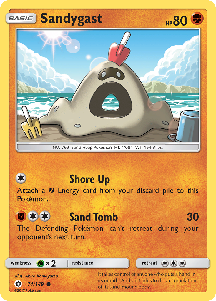 Sandygast (74/149) [Sun & Moon: Base Set] | Shuffle n Cut Hobbies & Games