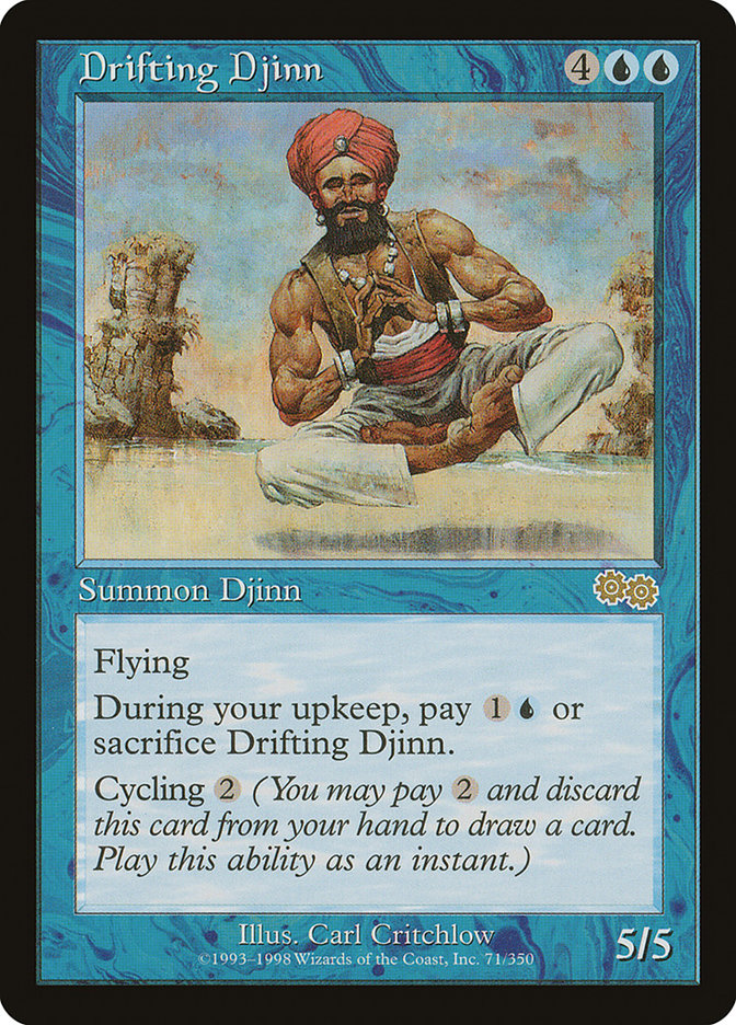 Drifting Djinn [Urza's Saga] | Shuffle n Cut Hobbies & Games