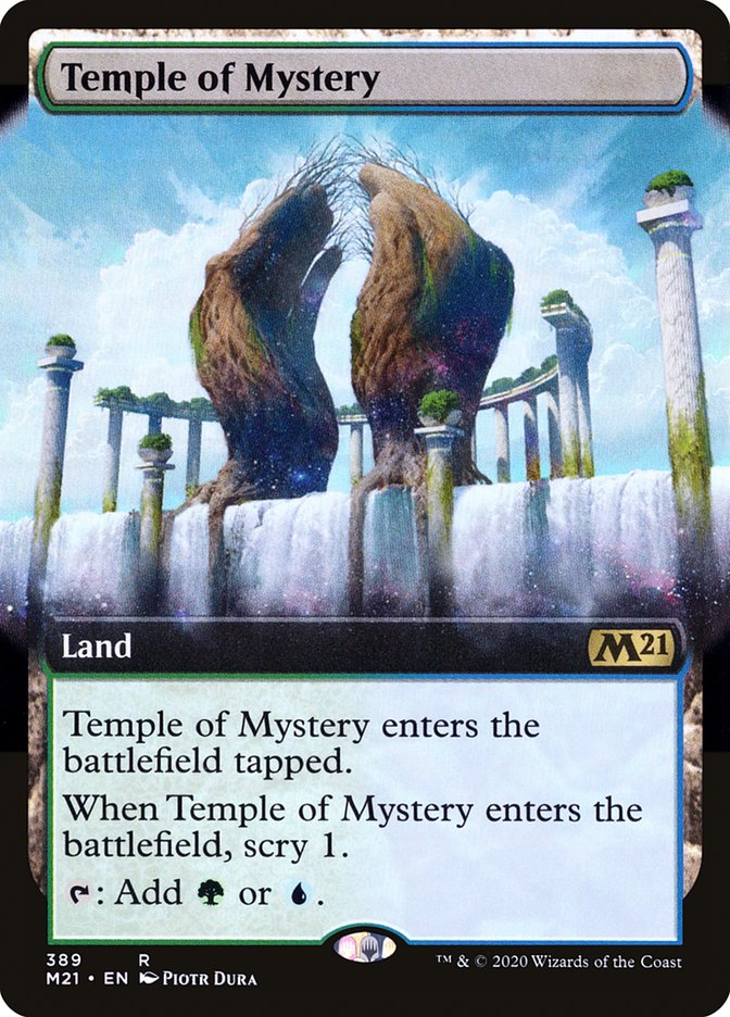 Temple of Mystery (Extended Art) [Core Set 2021] | Shuffle n Cut Hobbies & Games