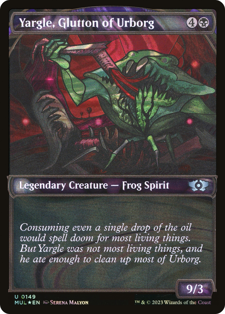 Yargle, Glutton of Urborg (Halo Foil) [Multiverse Legends] | Shuffle n Cut Hobbies & Games