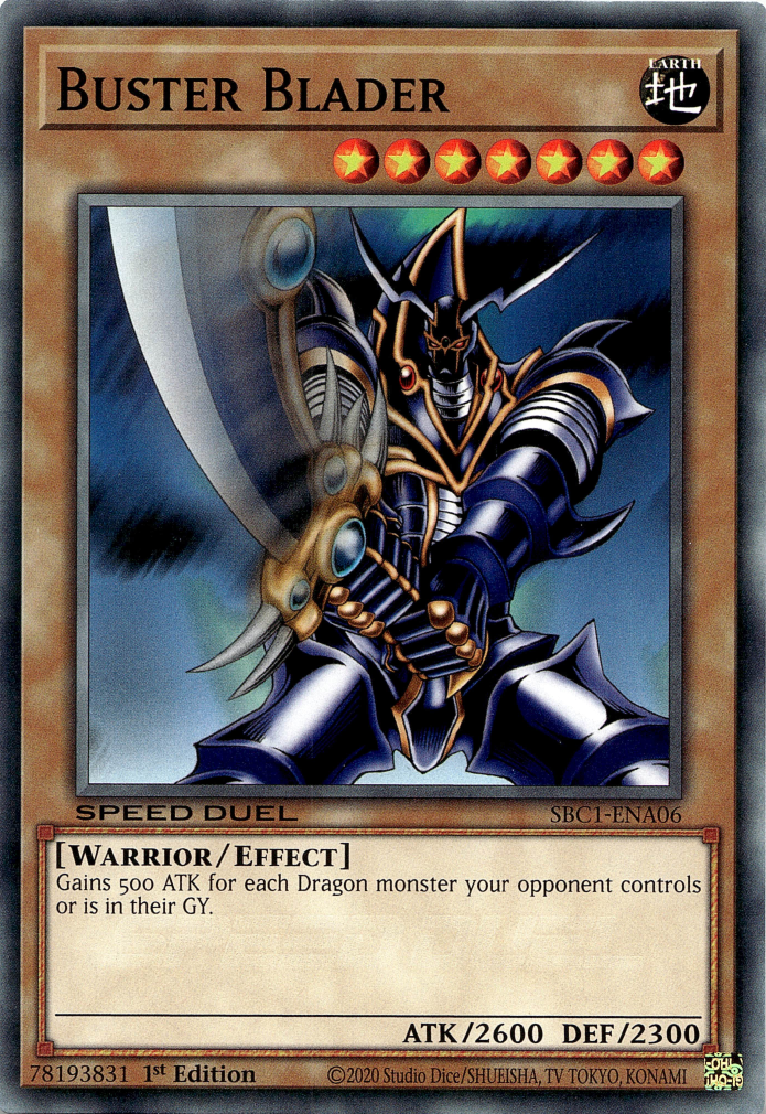 Buster Blader [SBC1-ENA06] Common | Shuffle n Cut Hobbies & Games