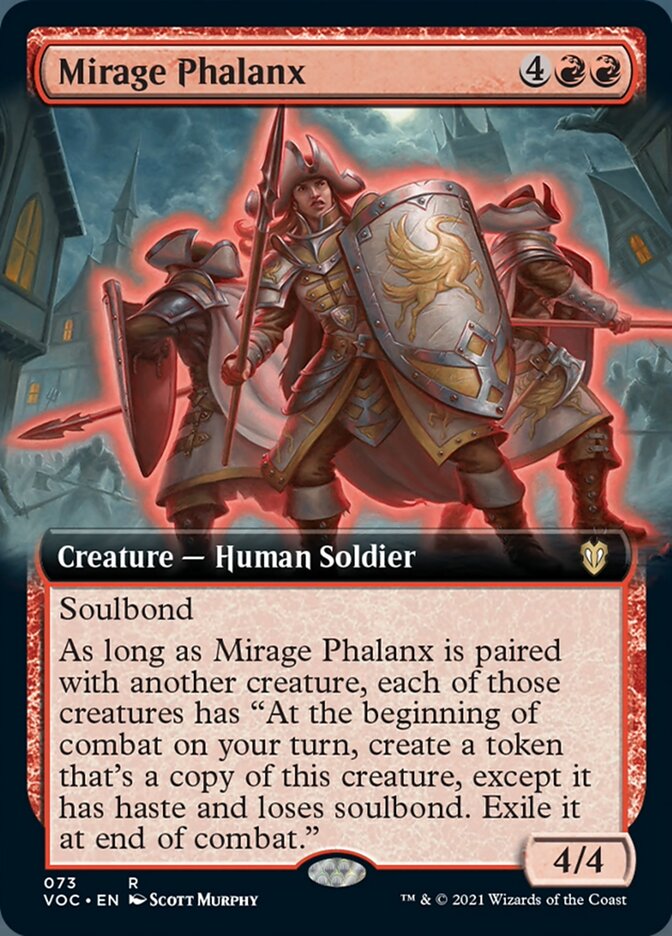 Mirage Phalanx (Extended Art) [Innistrad: Crimson Vow Commander] | Shuffle n Cut Hobbies & Games