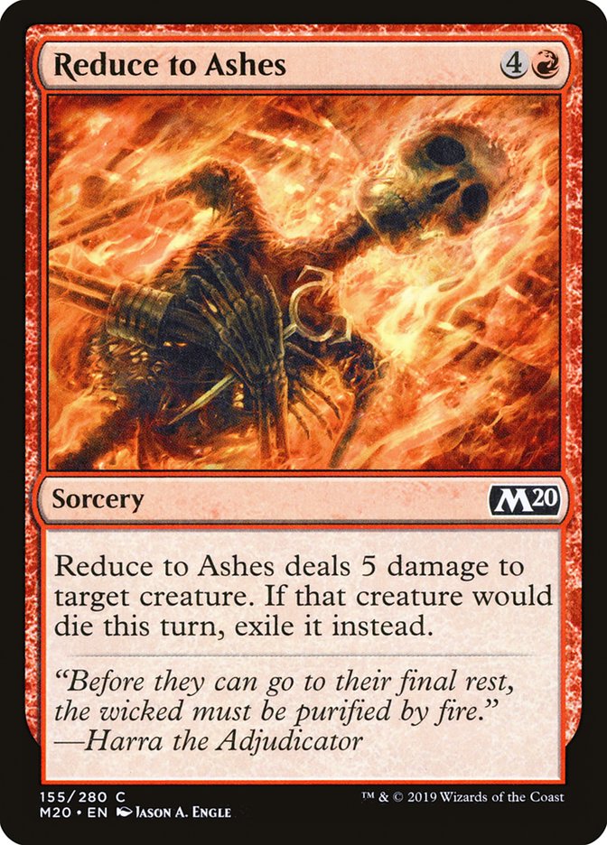 Reduce to Ashes [Core Set 2020] | Shuffle n Cut Hobbies & Games