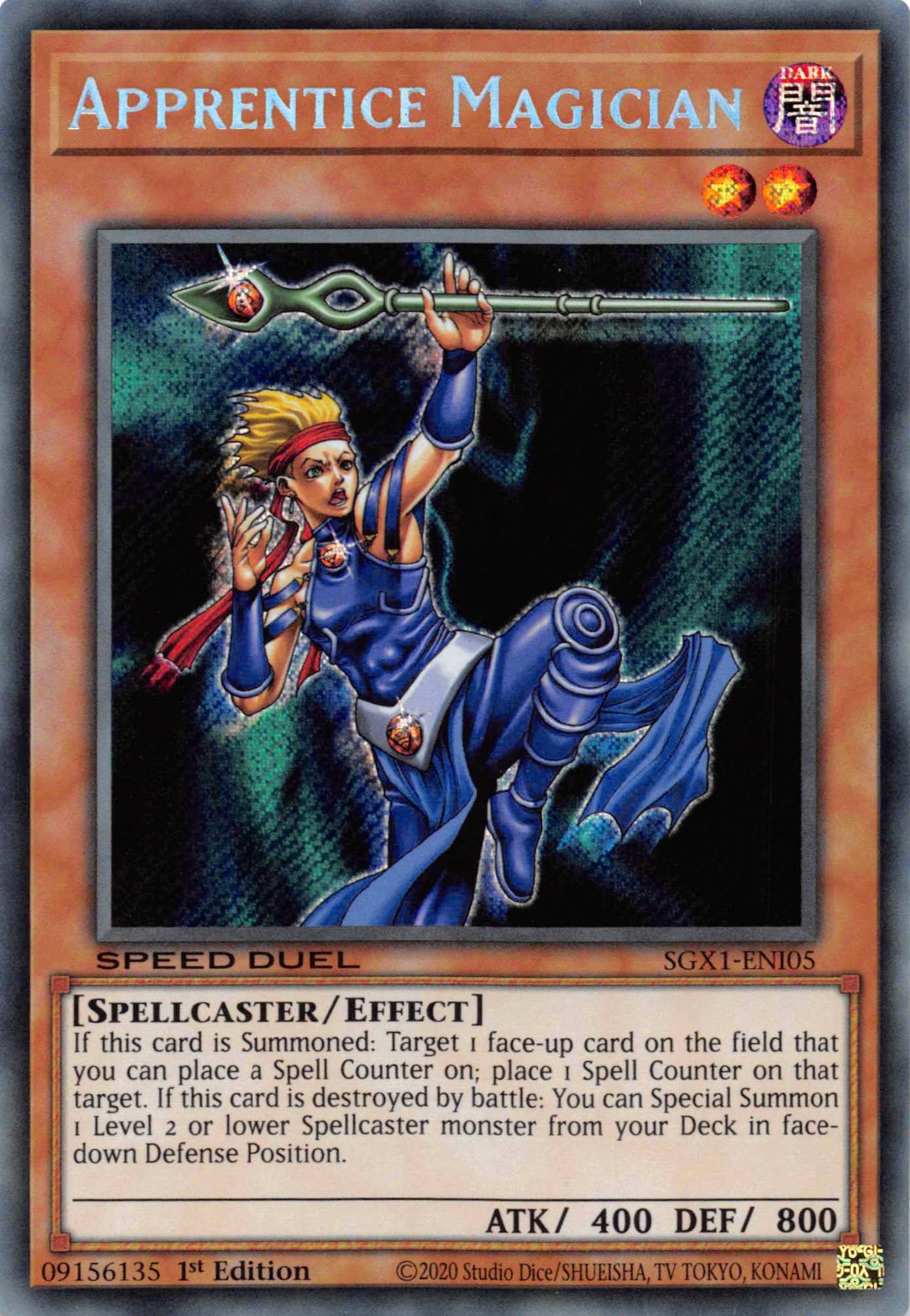 Apprentice Magician [SGX1-ENI05] Secret Rare | Shuffle n Cut Hobbies & Games