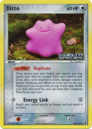 Ditto (35/113) (Stamped) [EX: Delta Species] | Shuffle n Cut Hobbies & Games