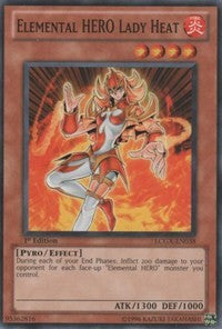 Elemental Hero Lady Heat [PP02-EN008] Secret Rare | Shuffle n Cut Hobbies & Games