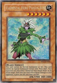 Elemental Hero Poison Rose [PP02-EN006] Secret Rare | Shuffle n Cut Hobbies & Games