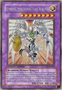 Elemental HERO Shining Flare Wingman [CT03-EN004] Secret Rare | Shuffle n Cut Hobbies & Games