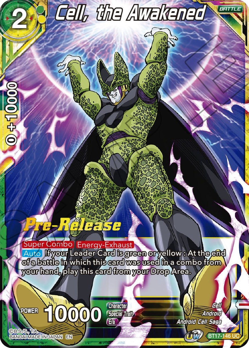 Cell, the Awakened (BT17-146) [Ultimate Squad Prerelease Promos] | Shuffle n Cut Hobbies & Games