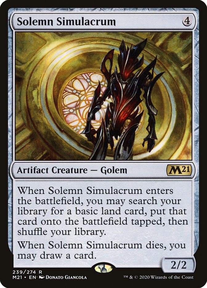 Solemn Simulacrum [Core Set 2021] | Shuffle n Cut Hobbies & Games