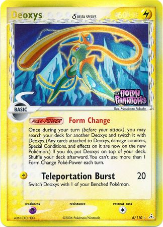 Deoxys (6/110) (Delta Species) (Stamped) [EX: Holon Phantoms] | Shuffle n Cut Hobbies & Games