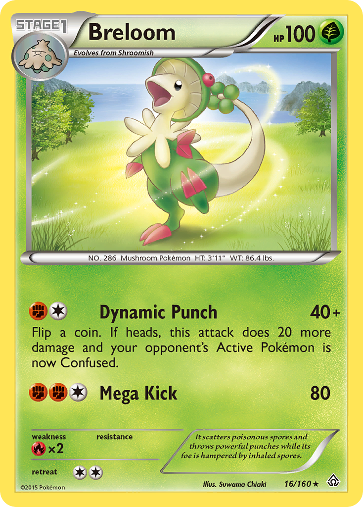 Breloom (16/160) [XY: Primal Clash] | Shuffle n Cut Hobbies & Games