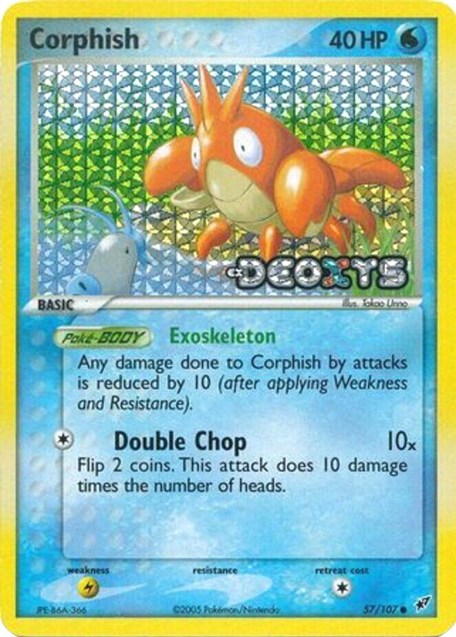 Corphish (57/107) (Stamped) [EX: Deoxys] | Shuffle n Cut Hobbies & Games