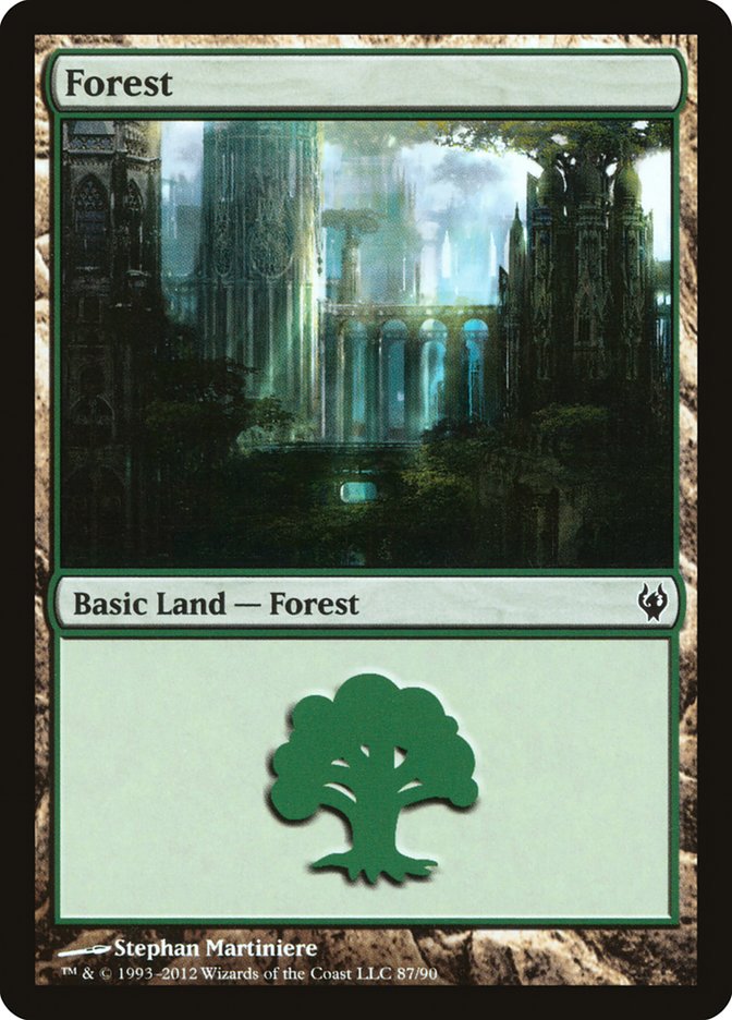 Forest (87) [Duel Decks: Izzet vs. Golgari] | Shuffle n Cut Hobbies & Games