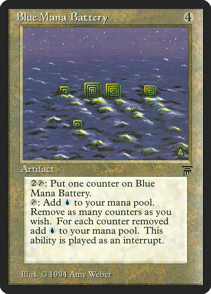 Blue Mana Battery [Legends] | Shuffle n Cut Hobbies & Games