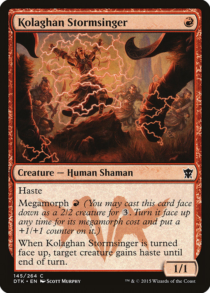 Kolaghan Stormsinger [Dragons of Tarkir] | Shuffle n Cut Hobbies & Games