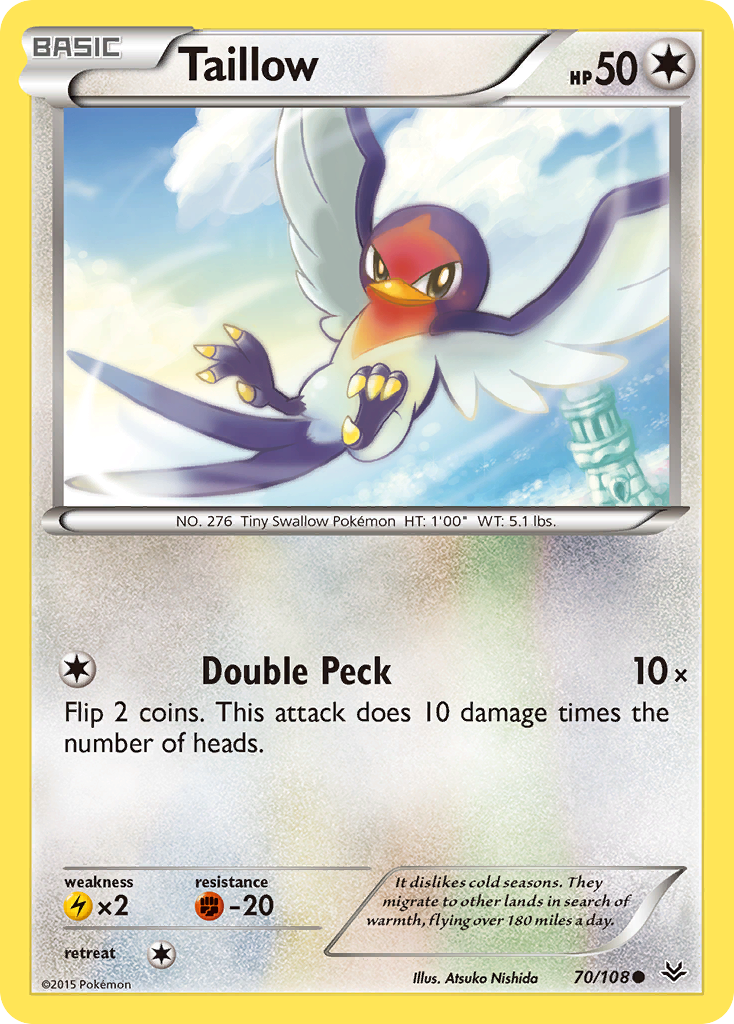 Taillow (70/108) [XY: Roaring Skies] | Shuffle n Cut Hobbies & Games