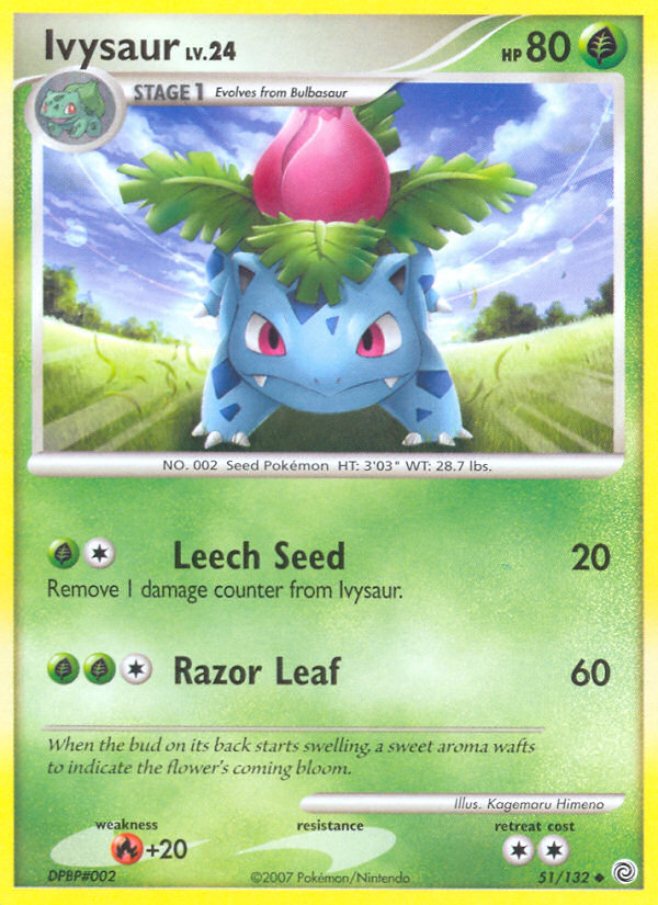 Ivysaur (51/132) [Diamond & Pearl: Secret Wonders] | Shuffle n Cut Hobbies & Games