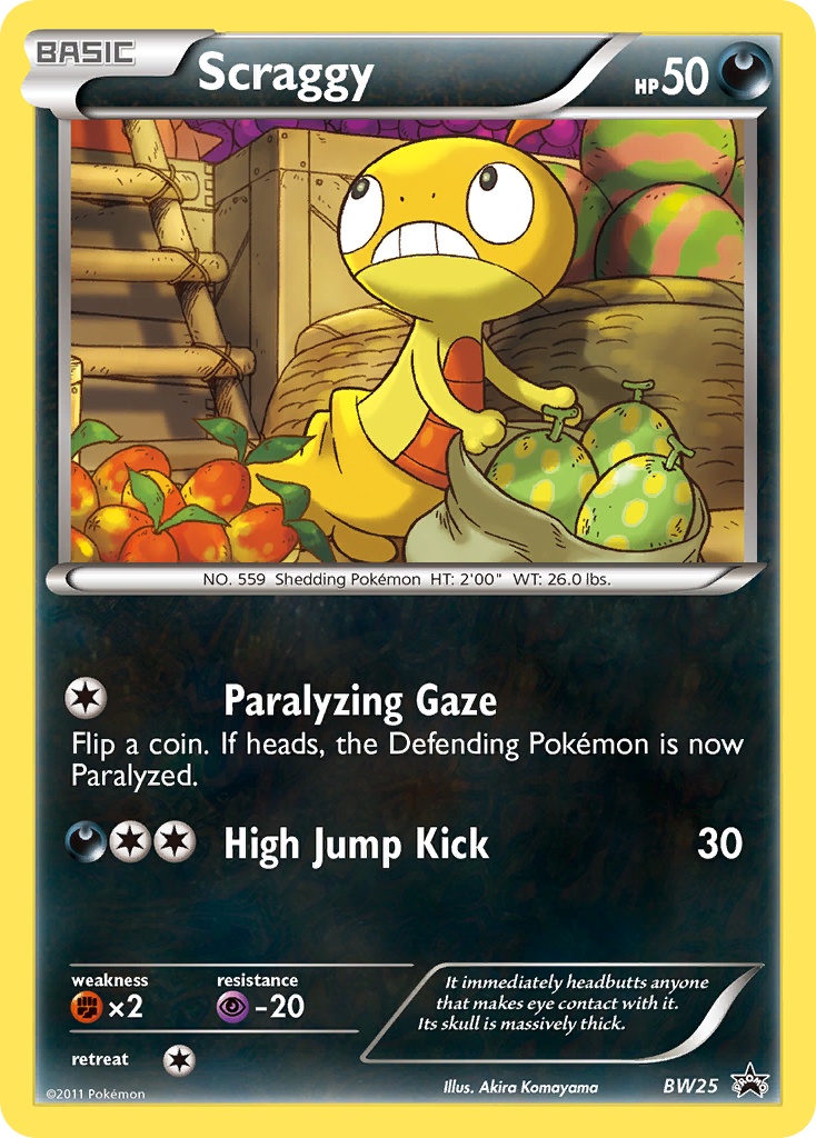 Scraggy (BW25) [Black & White: Black Star Promos] | Shuffle n Cut Hobbies & Games