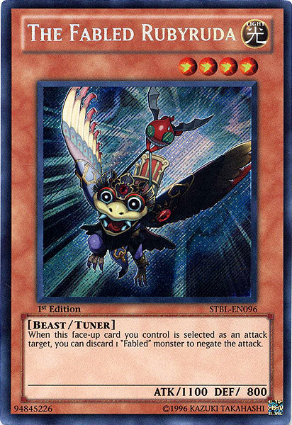 The Fabled Rubyruda [STBL-EN096] Secret Rare | Shuffle n Cut Hobbies & Games