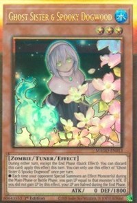 Ghost Sister & Spooky Dogwood (Alternate Art) [MAGO-EN013] Gold Rare | Shuffle n Cut Hobbies & Games