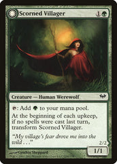 Scorned Villager // Moonscarred Werewolf [Dark Ascension] | Shuffle n Cut Hobbies & Games
