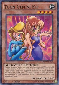 Toon Gemini Elf (Shatterfoil) [BP03-EN014] Rare | Shuffle n Cut Hobbies & Games