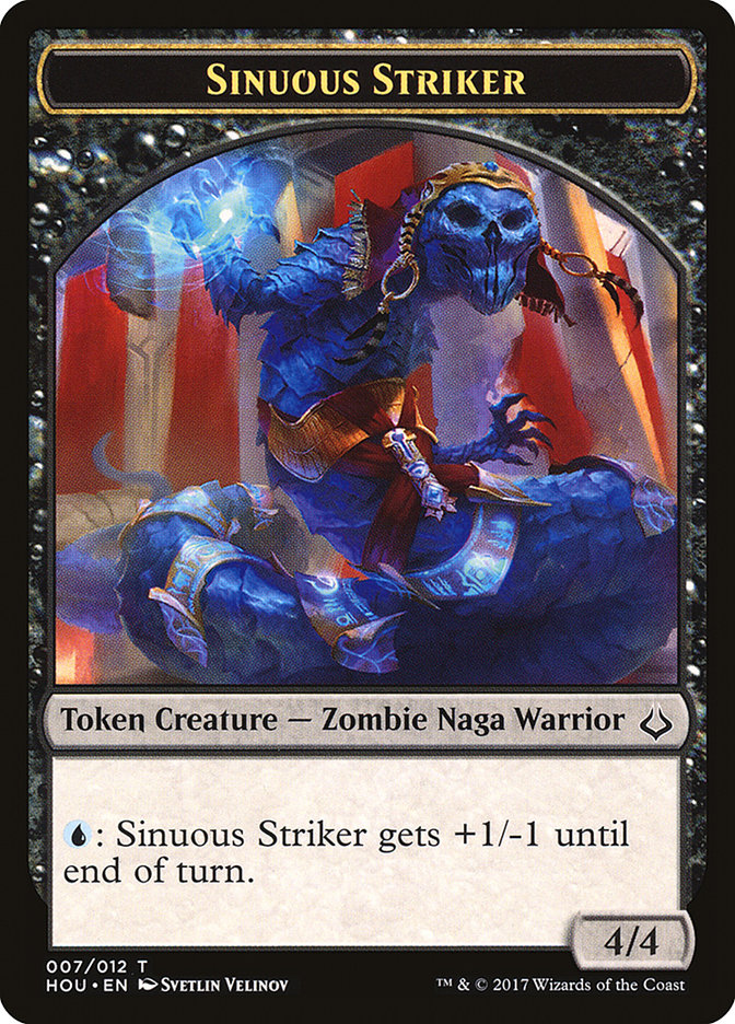 Sinuous Striker Token [Hour of Devastation Tokens] | Shuffle n Cut Hobbies & Games